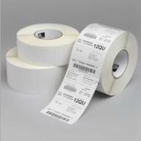 Zebra 10025491 - Label, Paper, 3.9375in x 438ft (100mm x 133.5m); DT, 8000D Linerless, Coated, Permanent Adhesive, 1in (25.4mm) core, 438/roll, 3/box, Plain